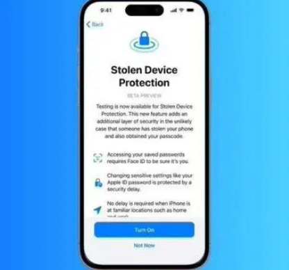 庐阳苹果授权维修店分享被盗设备保护功能开启方法