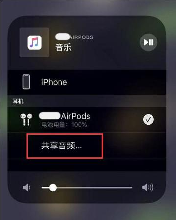 庐阳苹果14音频维修点分享iPhone14音频共享设置方法 