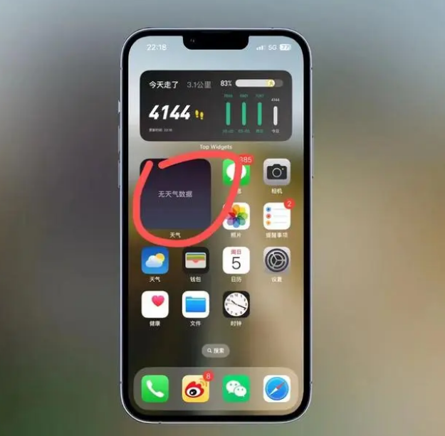 庐阳苹果手机维修分享:iOS16主屏幕天气小组件无法正常工作怎么办？ 