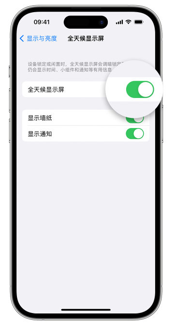 庐阳苹果14维修店分享如何自定义 iPhone 14 Pro 常亮显示屏 