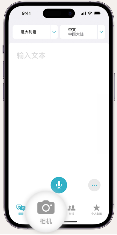 庐阳苹果14维修店分享iPhone14通过摄像头取景实时翻译文本教程 