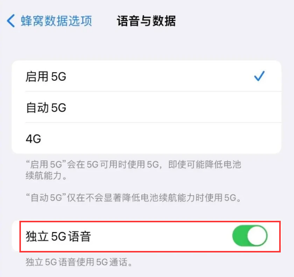 庐阳苹果14维修分享iPhone 14 Pro如何开启VoNR 