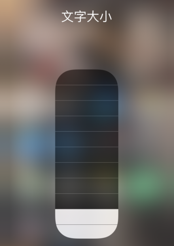 庐阳苹果手机维修分享小技巧：在 iPhone 控制中心快速调节字体大小 
