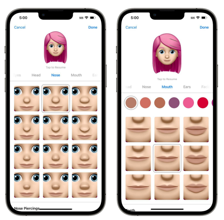 庐阳苹果手机维修分享​iOS 16中的拟我表情有了哪些变化和升级 