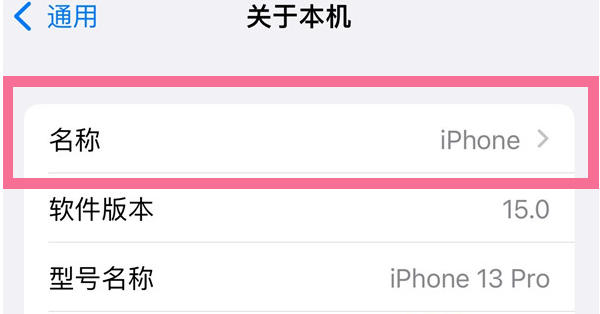 庐阳苹果13维修分享iPhone 13热点名字设置教程 